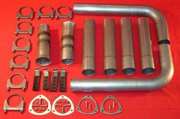 universal dual exhaust kit